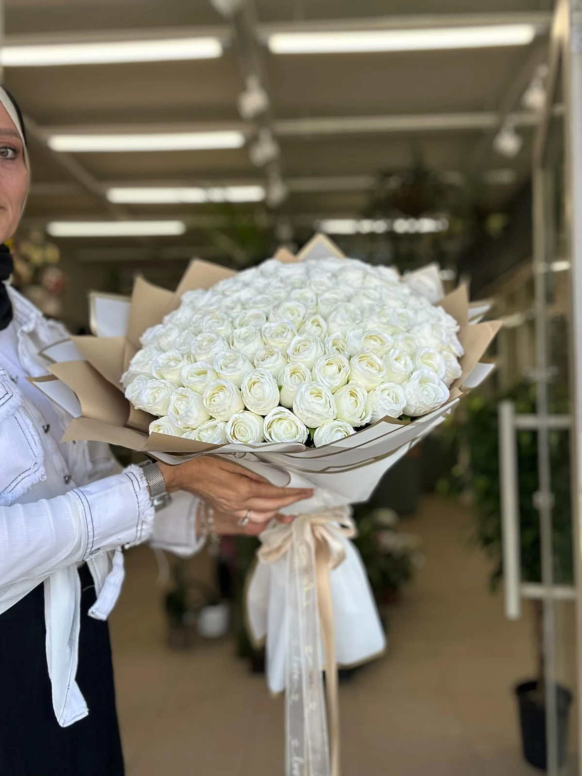Beyaz Gül Buketi